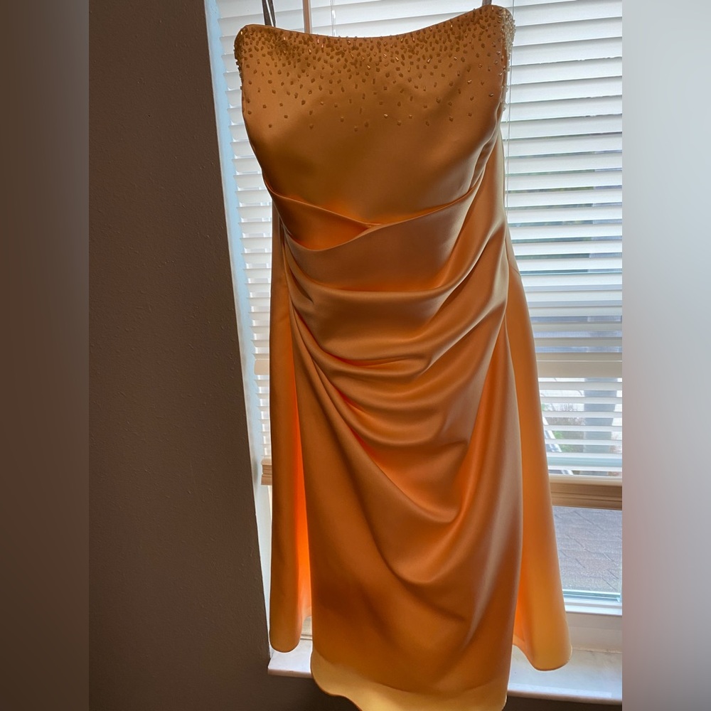 Yellow, Strapless Dress - image 1